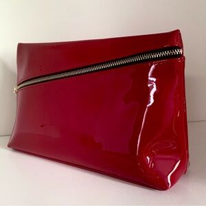 Ysl Red Patent zippy pouch